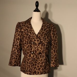 Classiques Entier Leopard Print Blazer /Jacket